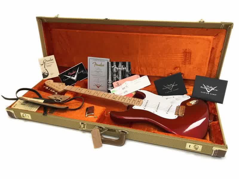 Fender Custom Shop 56 Stratocaster Reissue NOS Candy Apple Red Pre owned