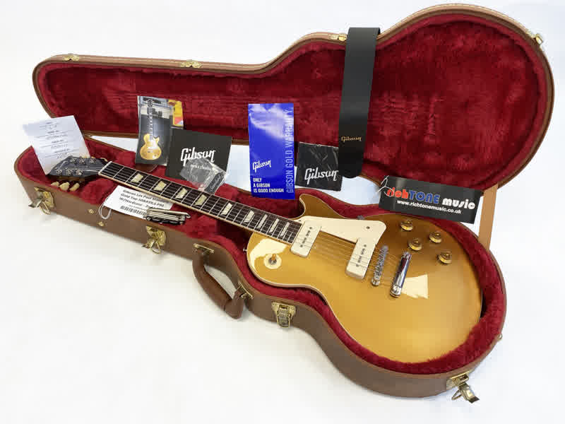Gibson Les Paul Standard 50s P90, Gold Top Pre Owned